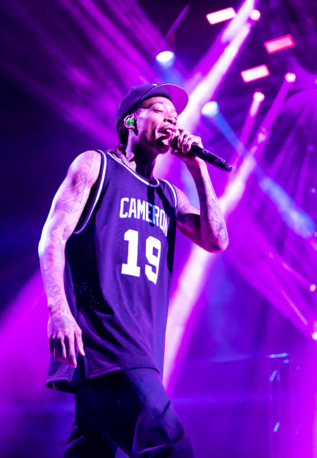 Wiz Khalifa, Sunlight Supply Amphitheater, photo by Sal Barragan
