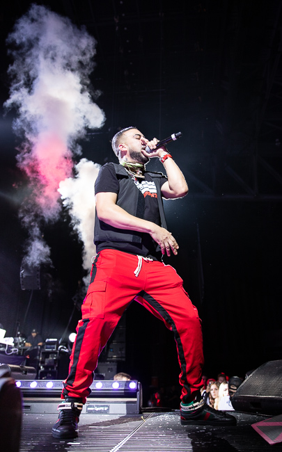 French Montana, Sunlight Supply Amphitheater, photo by Sal Barragan