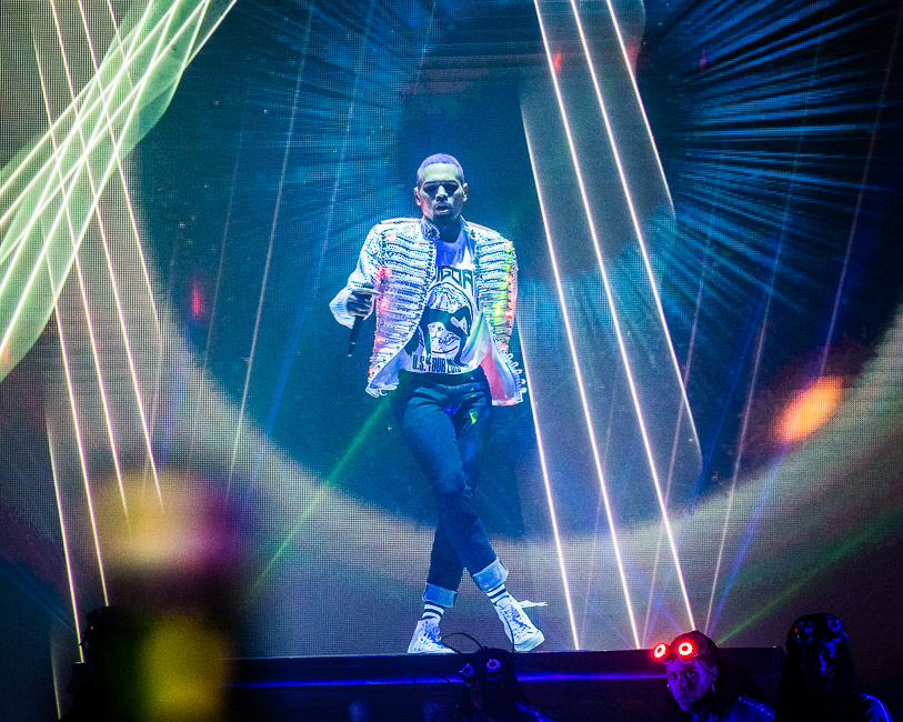 Chris Brown, Moda Center, photo by Miguel Padilla