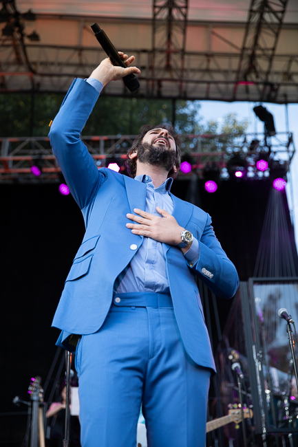 Josh Groban, Edgefield Amphitheater, photo by Sal Barragan