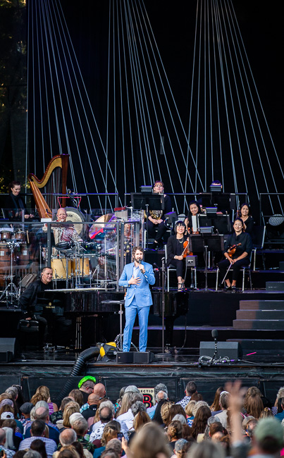 Josh Groban, Edgefield Amphitheater, photo by Sal Barragan