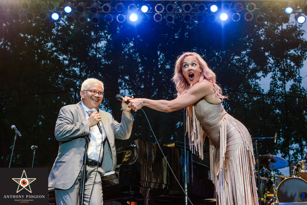 Pink Martini, Thomas Lauderdale, Storm Large, Edgefield Amphitheater, photo by Anthony Pidgeon