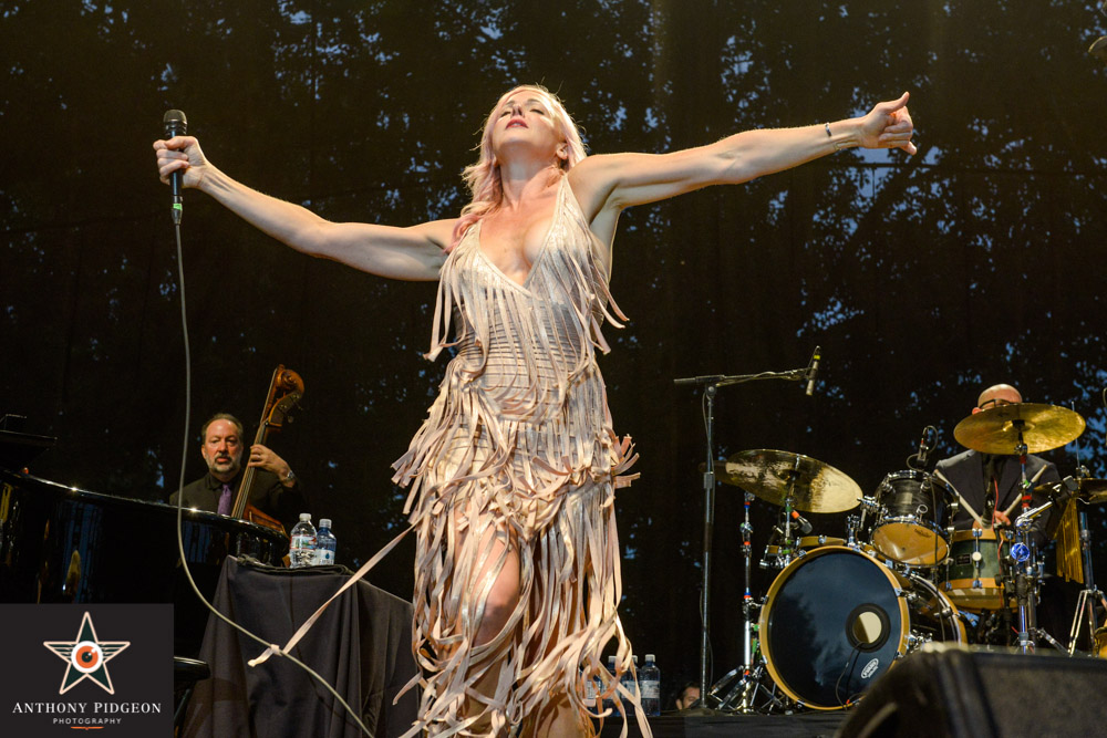 Pink Martini, Storm Large, Edgefield Amphitheater, photo by Anthony Pidgeon