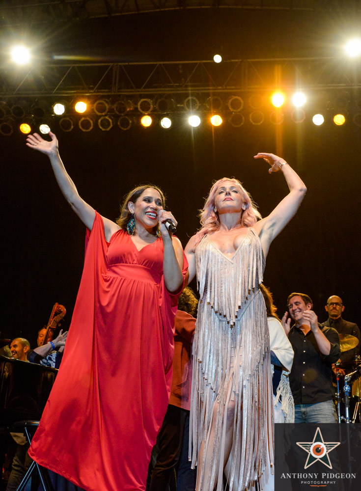 Pink Martini, Storm Large, Edgefield Amphitheater, photo by Anthony Pidgeon