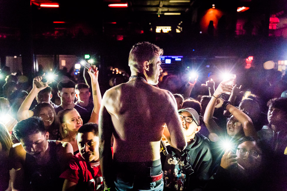 Peacoat Gang, Roseland Theater, photo by Miguel Padilla
