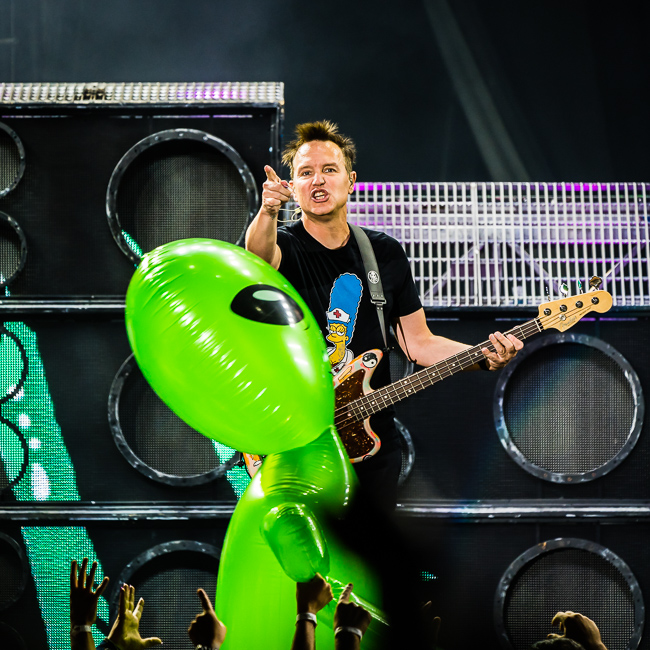 Blink-182, Sunlight Supply Amphitheater, photo by Miguel Padilla