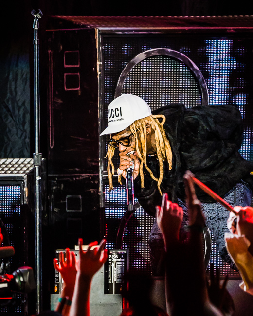 Lil Wayne, Sunlight Supply Amphitheater, photo by Miguel Padilla