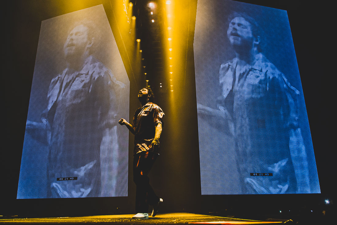 Post Malone, Moda Center, photo by Henry Ward