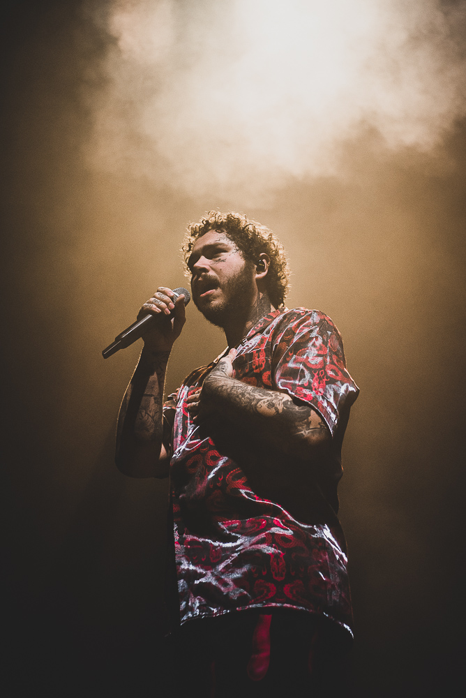 Post Malone, Moda Center, photo by Henry Ward