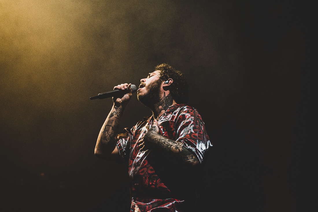 Post Malone, Moda Center, photo by Henry Ward