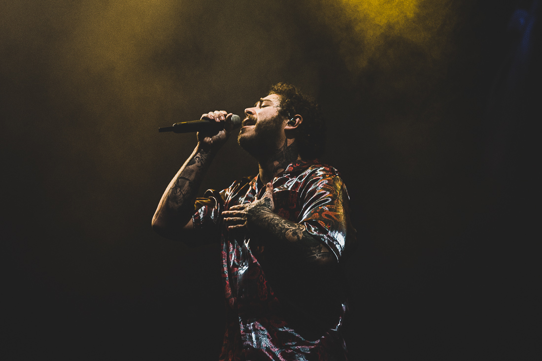 Post Malone, Moda Center, photo by Henry Ward