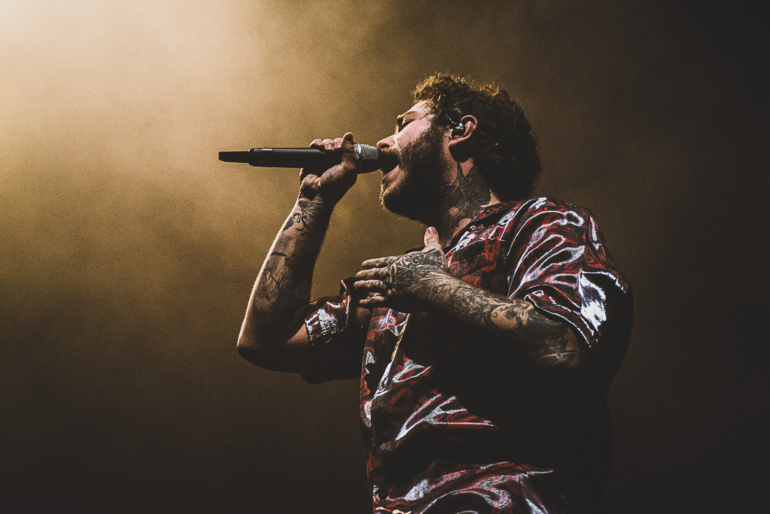 Post Malone, Moda Center, photo by Henry Ward