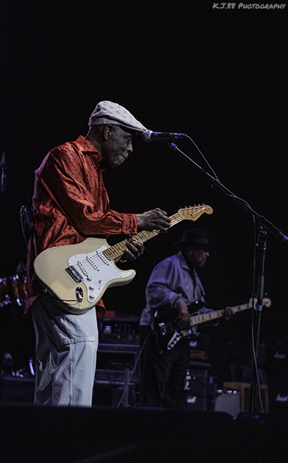 Jimi Hendrix, Buddy Guy, Billy Cox, Dweezil Zappa, Joe Satriani, Eric Johnson, Arlene Schnitzer Concert Hall, photo by Kevin Pettigrew