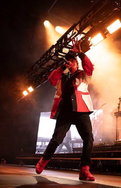 Logic, Moda Center, photo by Sal Barragan