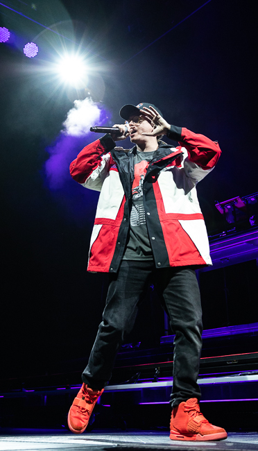 Logic, Moda Center, photo by Sal Barragan