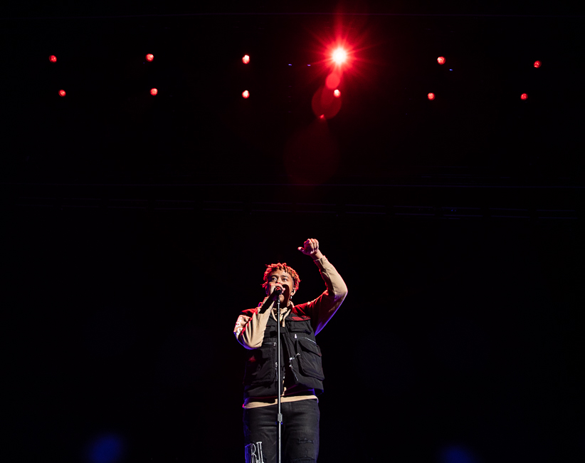 YBN Cordae, Moda Center, photo by Sal Barragan