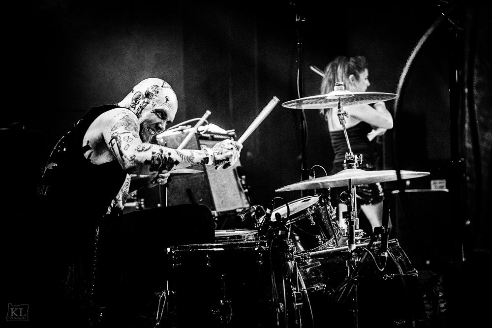 The Goddamn Gallows, Bossanova Ballroom, photo by Kris Luke