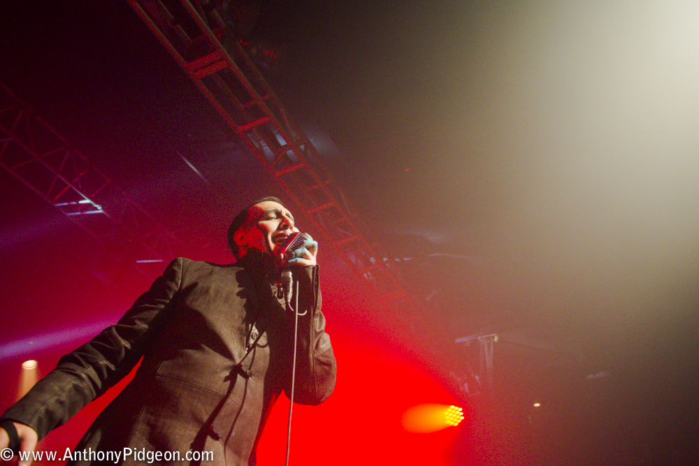 Marilyn Manson, Roseland Theater, photo by Anthony Pidgeon