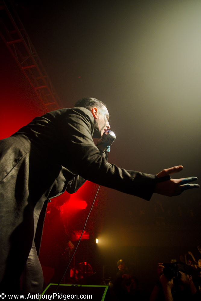Marilyn Manson, Roseland Theater, photo by Anthony Pidgeon