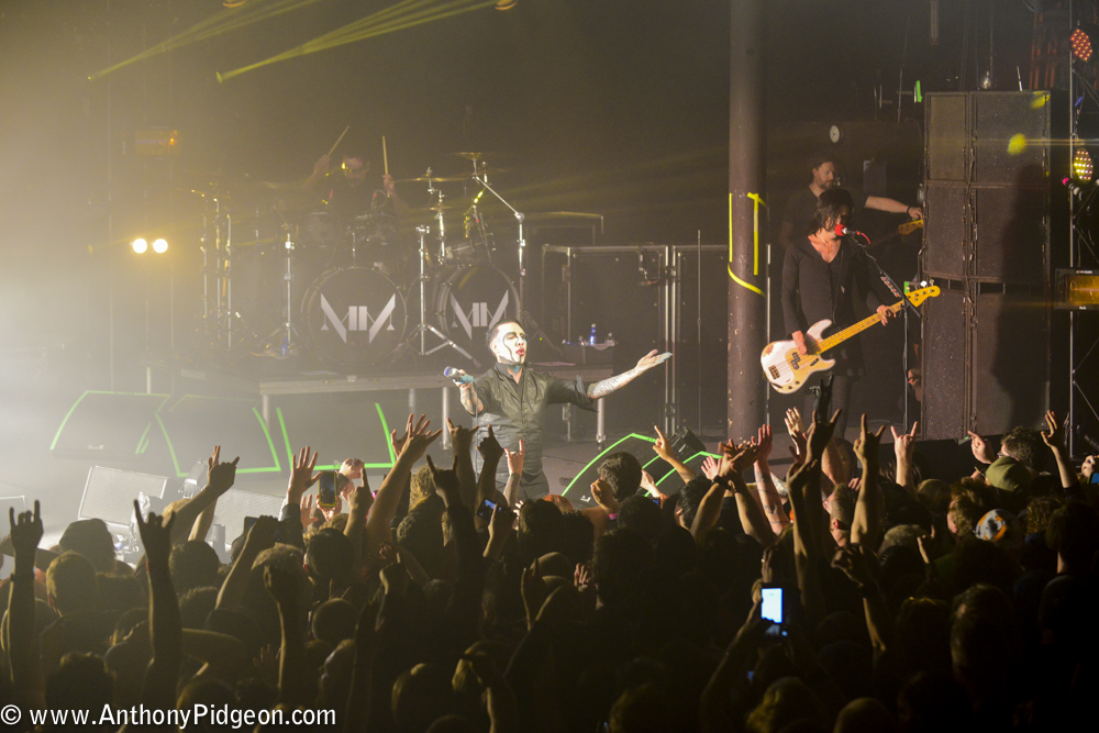 Marilyn Manson, Roseland Theater, photo by Anthony Pidgeon