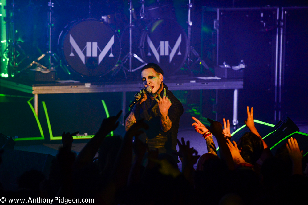 Marilyn Manson, Roseland Theater, photo by Anthony Pidgeon