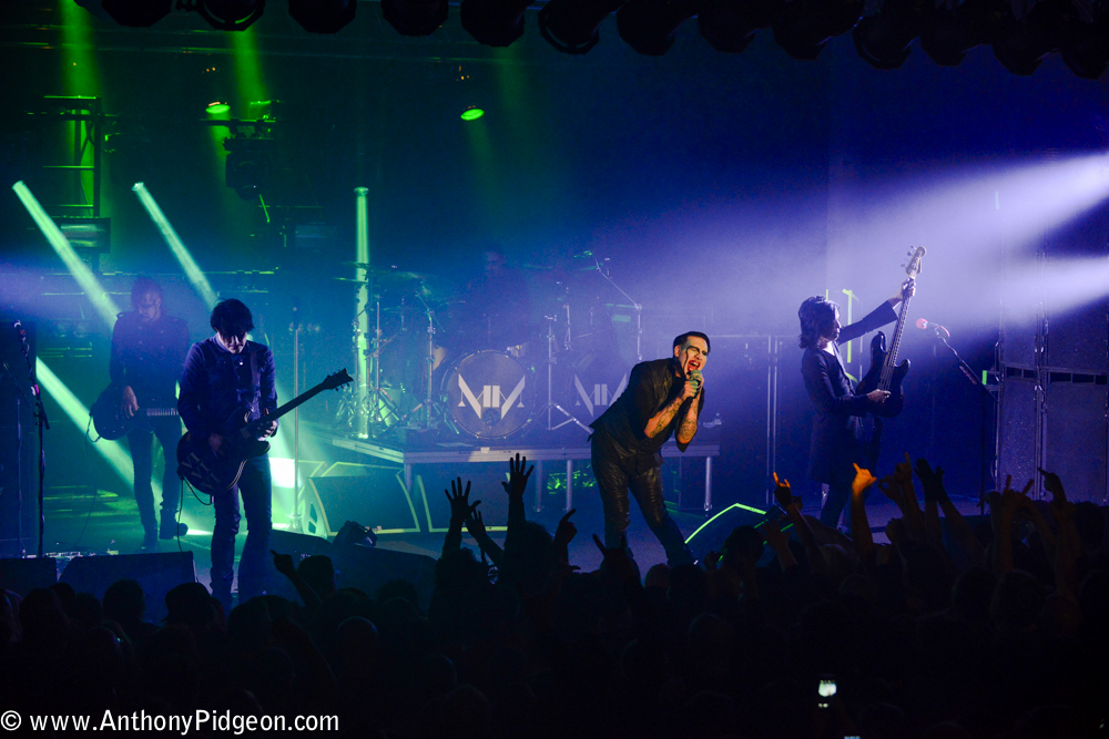 Marilyn Manson, Roseland Theater, photo by Anthony Pidgeon