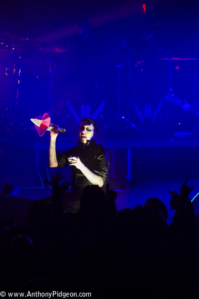 Marilyn Manson, Roseland Theater, photo by Anthony Pidgeon