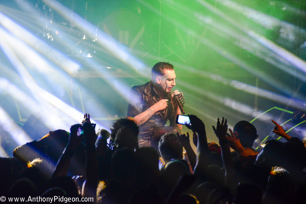 Marilyn Manson, Roseland Theater, photo by Anthony Pidgeon