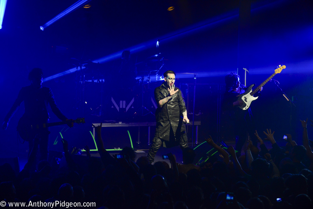Marilyn Manson, Roseland Theater, photo by Anthony Pidgeon