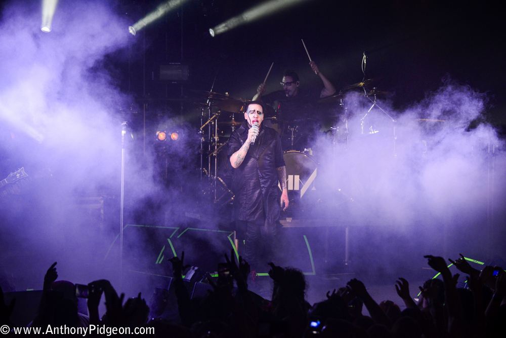 Marilyn Manson, Roseland Theater, photo by Anthony Pidgeon