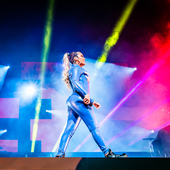 Karol G, Moda Center, photo by Miguel Padilla