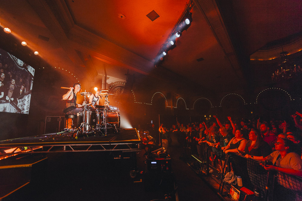 Matt and Kim, Crystal Ballroom, photo by Blake Sourisseau
