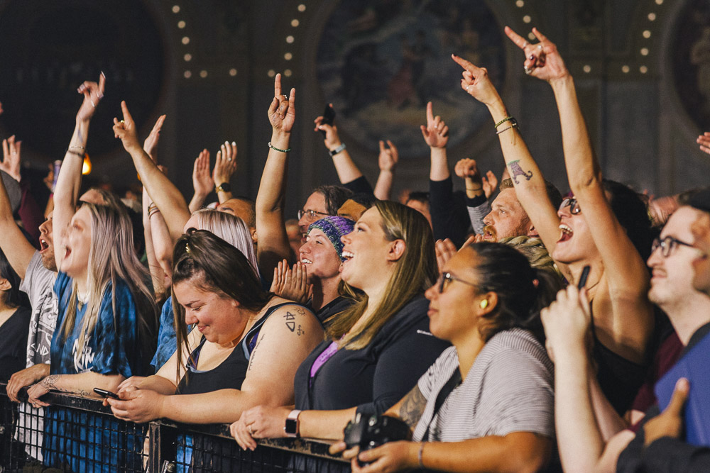 Matt and Kim, Crystal Ballroom, photo by Blake Sourisseau
