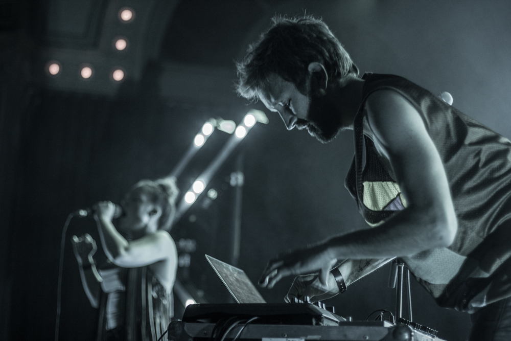 Sylvan Esso, Crystal Ballroom, photo by Tomas Alfredo Valladares