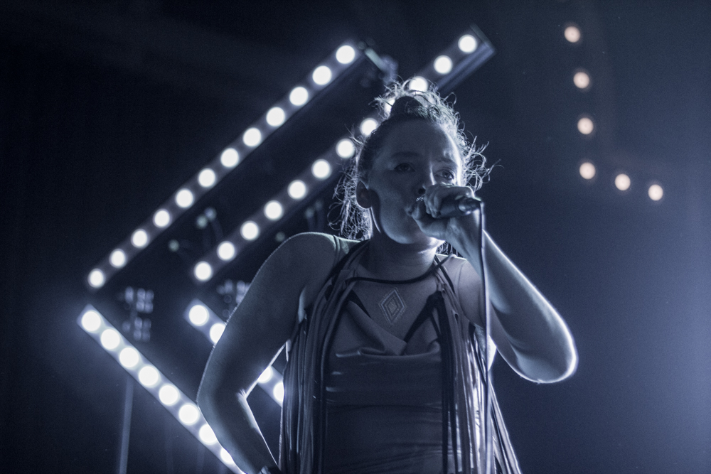 Sylvan Esso, Crystal Ballroom, photo by Tomas Alfredo Valladares