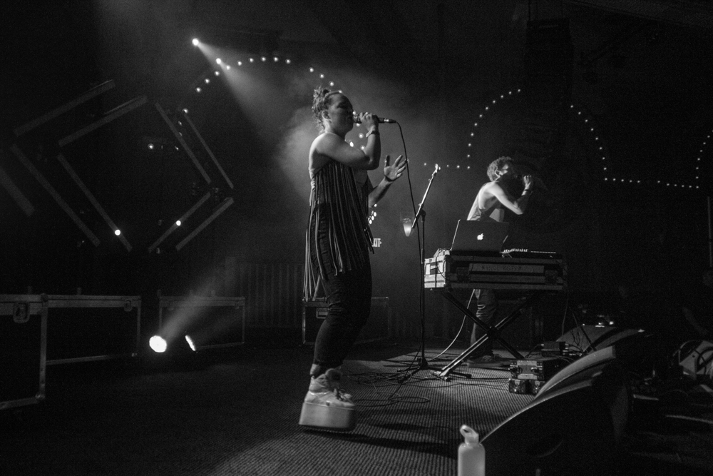 Sylvan Esso, Crystal Ballroom, photo by Tomas Alfredo Valladares