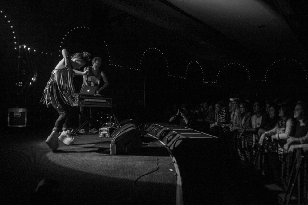 Sylvan Esso, Crystal Ballroom, photo by Tomas Alfredo Valladares