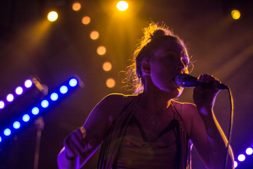 Sylvan Esso, Crystal Ballroom, photo by Tomas Alfredo Valladares
