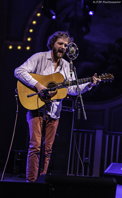 Ben Larsen, Crystal Ballroom, Portland's Folk Festival, photo by Kevin Pettigrew