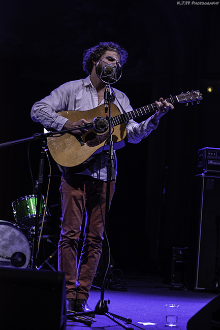 Ben Larsen, Crystal Ballroom, Portland's Folk Festival, photo by Kevin Pettigrew