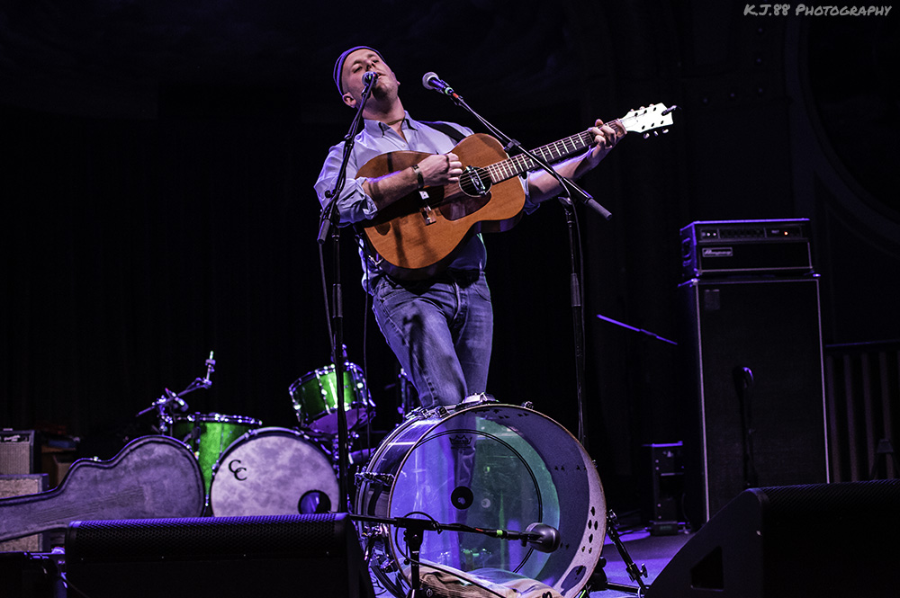 Nick Delffs, Crystal Ballroom, Portland's Folk Festival, photo by Kevin Pettigrew