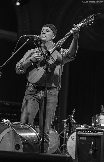 Nick Delffs, Crystal Ballroom, Portland's Folk Festival, photo by Kevin Pettigrew