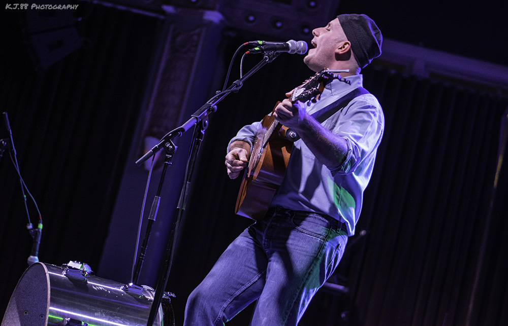 Nick Delffs, Crystal Ballroom, Portland's Folk Festival, photo by Kevin Pettigrew