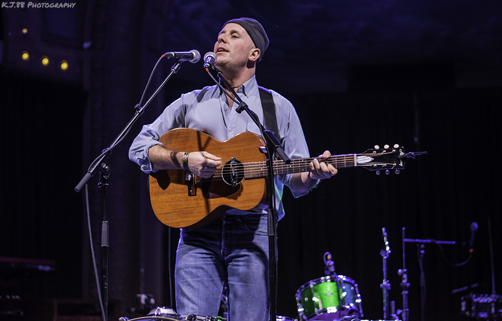 Nick Delffs, Crystal Ballroom, Portland's Folk Festival, photo by Kevin Pettigrew