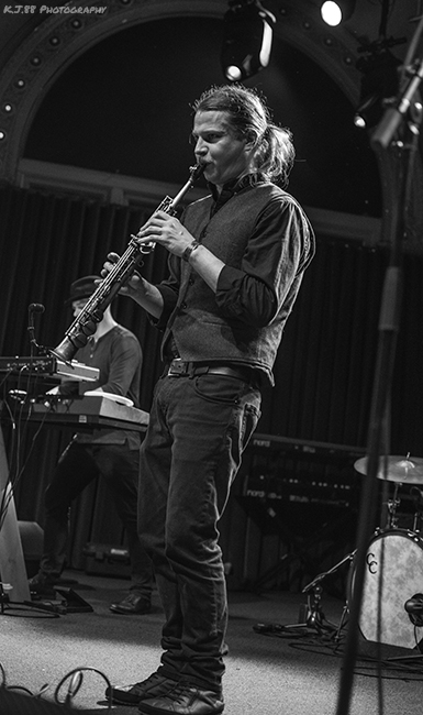 Ezra Bell, Crystal Ballroom, Portland's Folk Festival, photo by Kevin Pettigrew