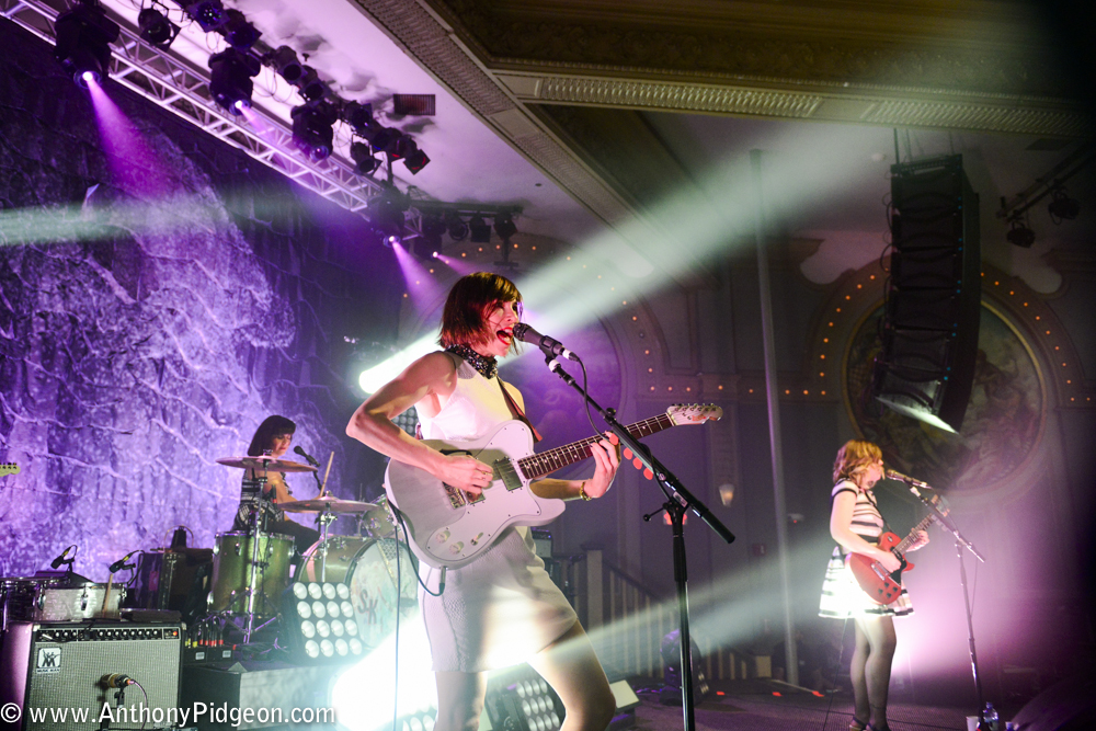 Sleater-Kinney, Crystal Ballroom, photo by Anthony Pidgeon