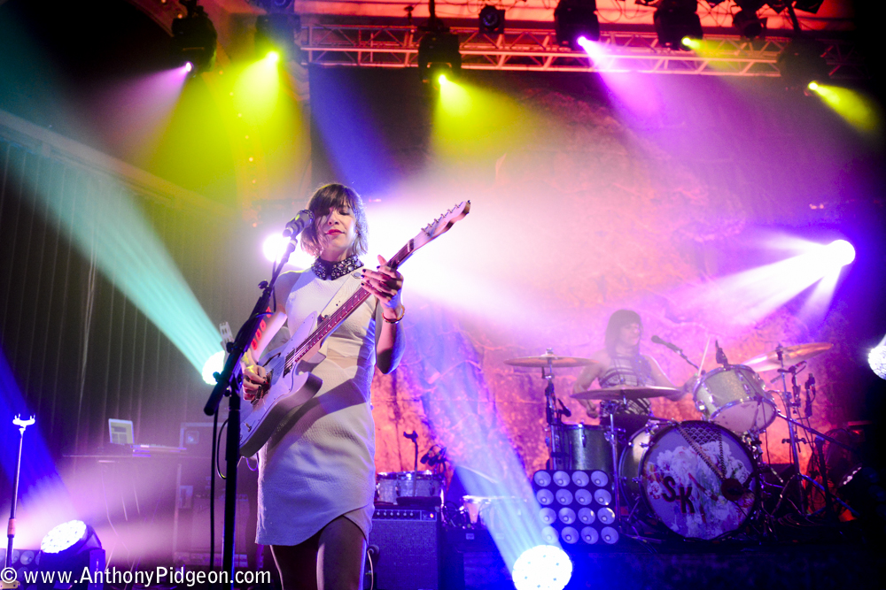 Sleater-Kinney, Crystal Ballroom, photo by Anthony Pidgeon