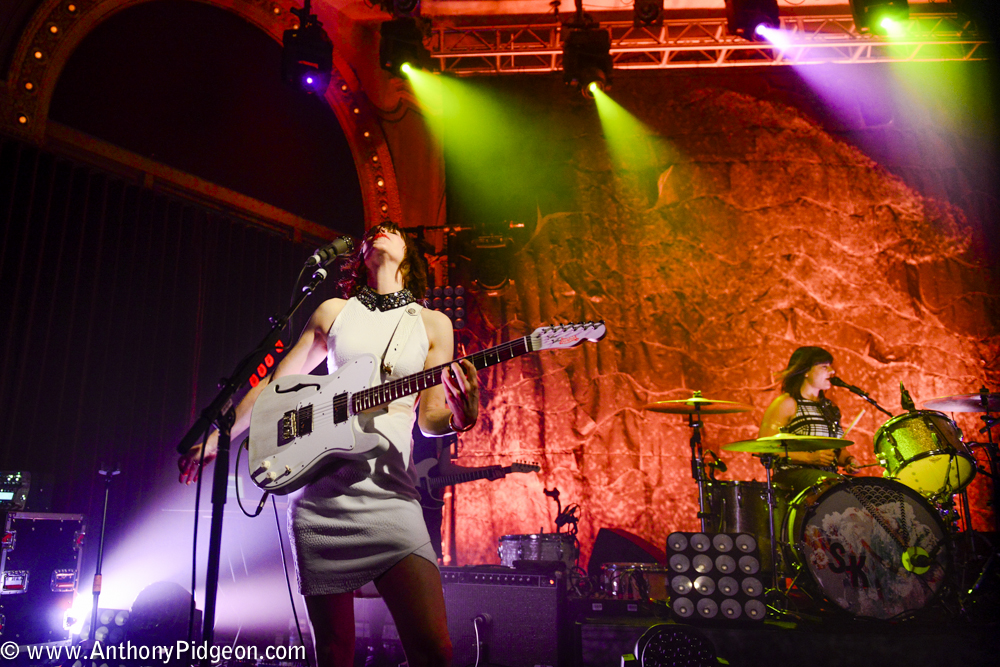 Sleater-Kinney, Crystal Ballroom, photo by Anthony Pidgeon