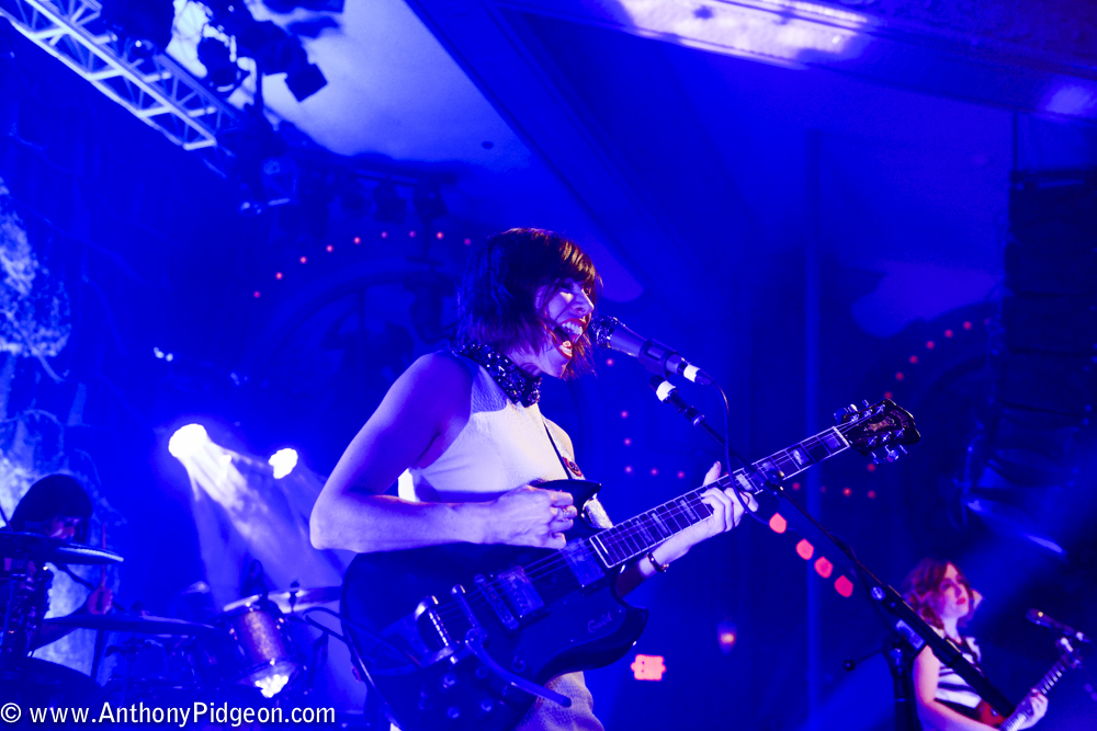 Sleater-Kinney, Crystal Ballroom, photo by Anthony Pidgeon