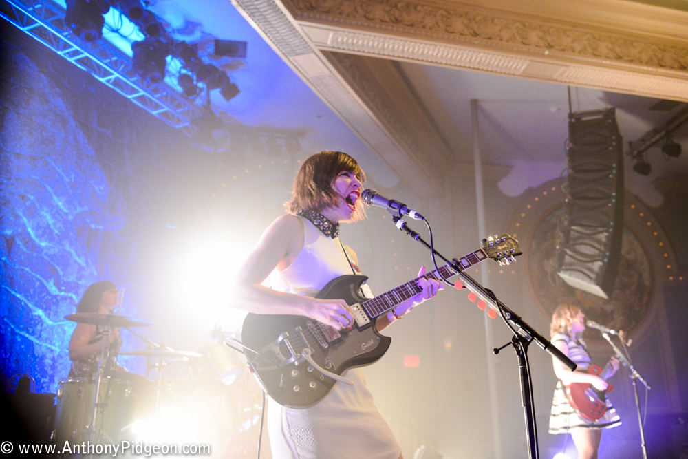 Sleater-Kinney, Crystal Ballroom, photo by Anthony Pidgeon